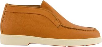 Santoni Desert Boot - Dames - Enkellaarsjes - Bruin - 35 EU - Leer - Schoenen