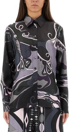 Emilio Pucci Orchid Print Shirt