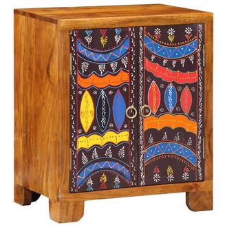 Berkfield Home Sideboard Multicolour 50x35x60 Solid Wood Acacia