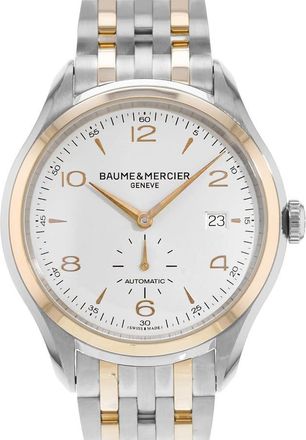 Baume & Mercier Pre-owned Baume et Mercier Clifton Automatic Silver Dial Mens Watch M0A10140