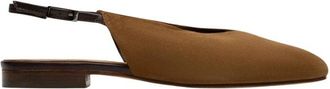 Parall&egrave;le Donata Slingback - Dames - Ballerinas - Bruin - 40 EU - Leer - Schoenen