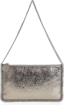Stella McCartney Stella Mccartney Falabella Metallic Clutch