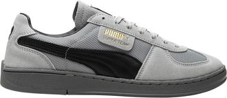 Puma Super Team OG Sneaker in Cool Mid Gray/Puma Black Suede Men Mid-Top