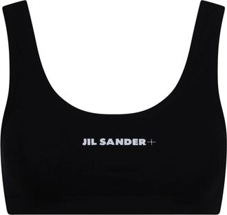 Jil Sander Zwarte Stretch Nylon BH - Dames - BHs - Zwart - S - Nylon - Ondergoed