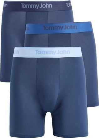 Tommy John 3-Pack Second Skin 6-Inch Stretch Modal Boxer Briefs in Dress Blues Dress Blues at Nordstrom, Size X-Large
