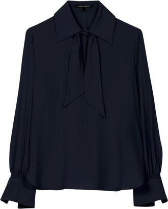 Luisa Cerano Blouse - Dames - Blouses - Blauw - M - Overhemden
