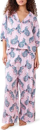 Printfresh Wildest Dreams Pajamas in Blush/Bashful at Nordstrom, Size X-Small
