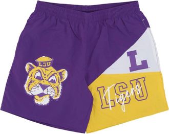 Mitchell & Ness Vintage Logo Ncaa Shorts met Tigers - Heren - Fitness - Veelkleurig - L - Polyester - Fitness