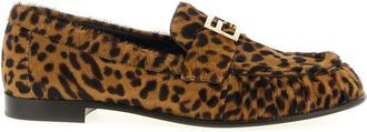 Fendi Baguette Pony Hair Loafers