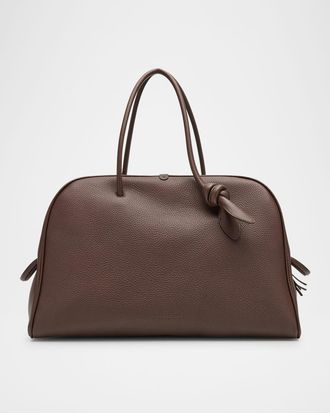Jacquemus Mens Le Grand Turismo Large Leather Bowling Bag