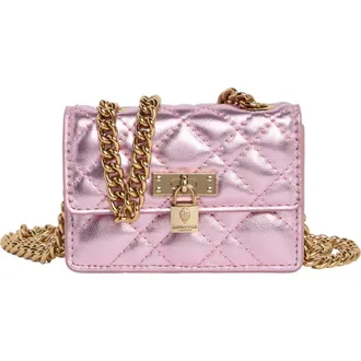 Kurt Geiger Micro Brixton Convertible Crossbody Bag in Pink at Nordstrom Rack