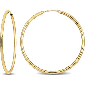 Delmar 14K Gold Hoop Earrings, 30mm at Nordstrom Rack