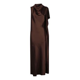 Pinko Pinko, Dames, Jurken, Bruin, Maat: S
