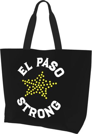 AOOEDM El Paso Strong Ladies Canvas Tote Reusable Shopping Bag