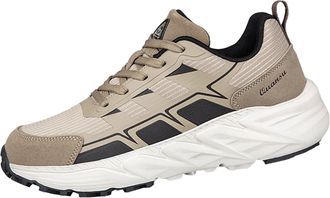 Generic Steel Toe Cap Trainers Sports Shoes Flat-Bottom Light Solid Color Casual Footwear Unisex Non-Slip Wear-Resistant Outdoor Running Sneakers with Cushion