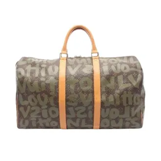 Louis Vuitton Pre-owned Monogram Graphite Boston Bag - unisex - Louis Vuitton Vintage - Vintage Weekend Bags - Brown - ONE SIZE - Pre-owned