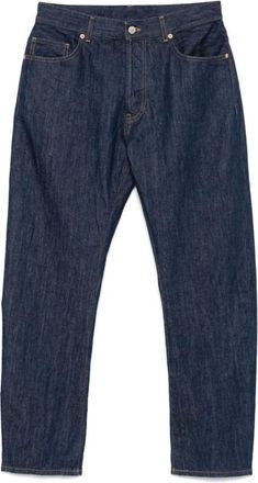 Dondup Jeans, Heren, Blauw, W31, Denim, Navy Blue Denim Jeans Tapered Been