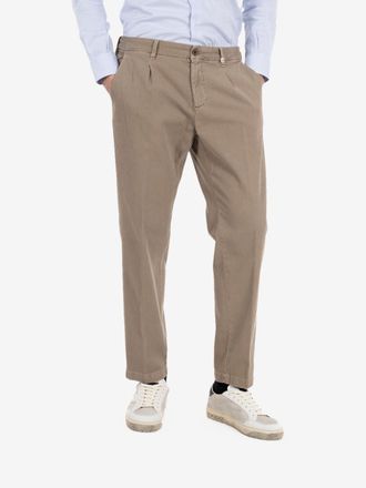 Myths Pantaloni con pinces tortora