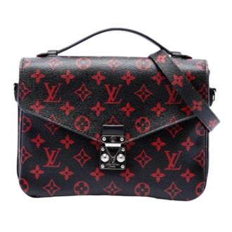 Louis Vuitton Pre-owned Pochette Metis - Dames - Pre-owned - Zwart - Maat: ONE Size Leer