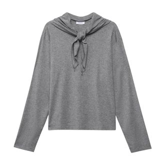 Alchemist Beau Long Sleeve Top - Dames - Longsleeves - Grijs - M - Wol - Tops