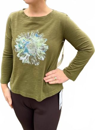 Habitat Destination Sunflower Boxy Tee In Green