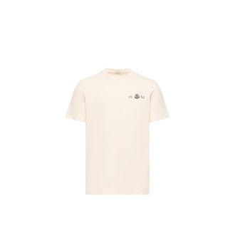 Moncler Moncler Logo Cotton T-shirt, Men, White, Size: 3xl