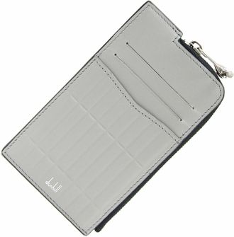 Dunhill Gray Leather Coin Purse/Coin Case (Pre-Owned)