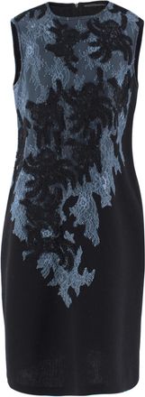Ermanno Scervino Lace Applique Shift Dress Size S