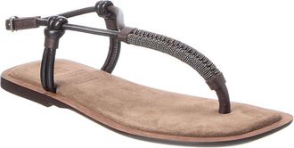 Brunello Cucinelli Leather Sandal