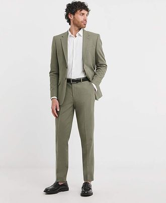 Jacamo Regular Fit Linen Blend Trouser