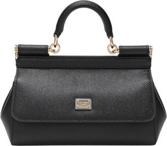 Dolce & Gabbana Dames, Tassen, Zwart, Maat: ONE Size Leer
