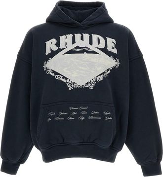 Rhude Dakar Convoy Print Hooded Sweatshirt