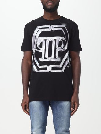 Philipp Plein Kristallen Logo Graphic T-shirt