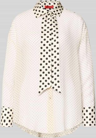 Max & Co. Loose Fit Hemdbluse aus reiner Seide Modell ACUME in Offwhite, Gr&ouml;&szlig;e 34