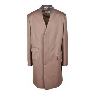 Maison Margiela Heren, Mantels, Beige, Maat: 2XL Wol