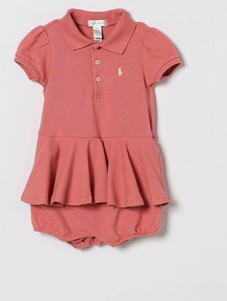 Polo Ralph Lauren Tuta a Polo in cotone piquet con coulotte Polo Ralph Lauren