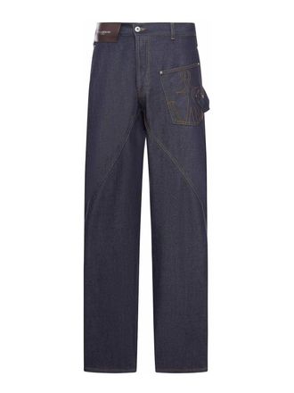 J.W.Anderson J. W. Anderson Workwear Jeans With Off-Centralized Closure
