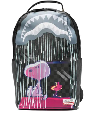 Sprayground x Peanuts Snoopy Weather backpack - men - Polyvinyl Acetate (PVA) - One Size - Black