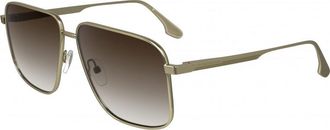 Victoria Beckham Womens VB243S-5713702 VB243S 57 5713702 Sunglasses - Gold - One Size