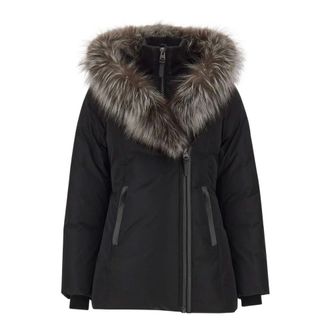 Mackage Adali-X Down Coat - Dames - Jassen - Zwart - Maat: L Leer