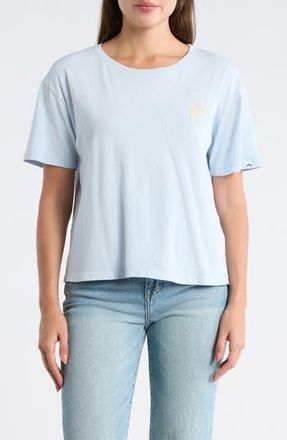 C&C California Toni Boxy Cotton Crop Tee in Skyway Lemons at Nordstrom Rack, Size X-Large