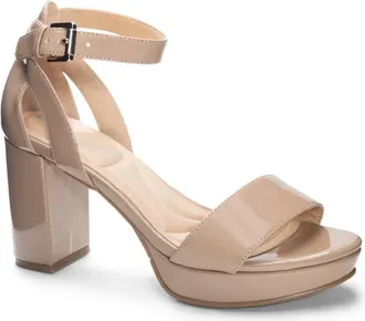 Chinese Laundry Womens Go On 2 Sandal In Nude