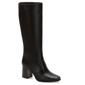 Andrea Womens Tall Boots In Black