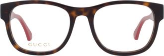 Gucci Demo Square Mens Eyeglasses GG0004ONN 002 53