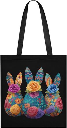 Generic Easter Bunny Tote Bag for Women Men Shoulder Bags Purses Pouch Handbags