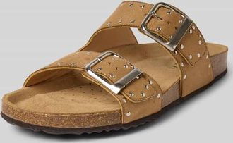 Geox Sandalette aus Leder Modell BRIONIA in Beige, Gr&ouml;&szlig;e 38