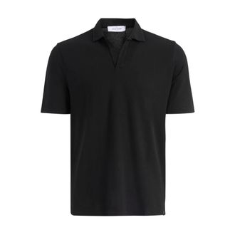 Gran Sasso Polo Shirts, male, Black, Size: XL Polo