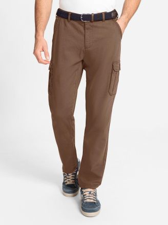 Catamaran Cargohose CATAMARAN, Herren, Gr. 24, Unterbauchgr&ouml;ssen, braun, 98% Baumwolle, 2% Elasthan, unifarben, Hosen Cargohose