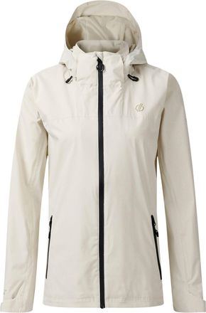 Dare 2B Dare 2B Womens/Ladies Switch Up III Waterproof Jacket (Almond Milk) - White & Gold - Size 20 UK