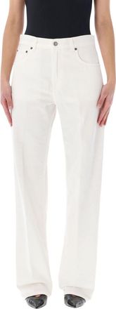 Haikure White Straight-Leg Jeans